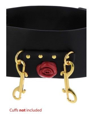 Wild Roses Bondage Belt Black