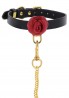 Wild Roses Collar & Leash Black