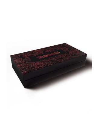 Wild Roses Ball Gag Black