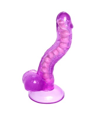 Realistic dildo A-Toys by TOYFA Celiam, TPE, purple, 20.5 cm