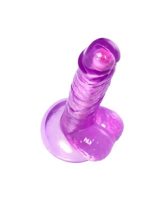 Realistic dildo A-Toys by TOYFA Celiam, TPE, purple, 20.5 cm