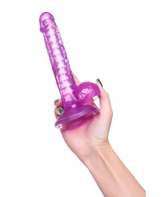 Realistic dildo A-Toys by TOYFA Celiam, TPE, purple, 20.5 cm
