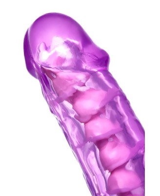 Realistic dildo A-Toys by TOYFA Celiam, TPE, purple, 20.5 cm