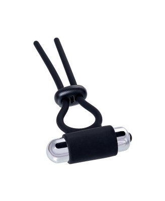 A-Toys Erection enhancing lasso Jat , black, silicone, 14cm