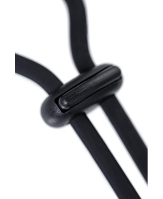 A-Toys Erection enhancing lasso Jat , black, silicone, 14cm