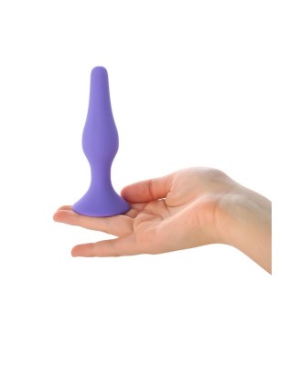 A-TOYS, Anal Plug, Silicone, Purple, 10.2 cm