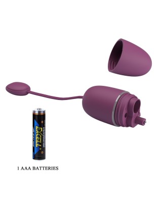 PRETTY LOVE - Nymph, 12 vibration functions Mobile APP Long-distance Control, ABS, 1 AAA battery