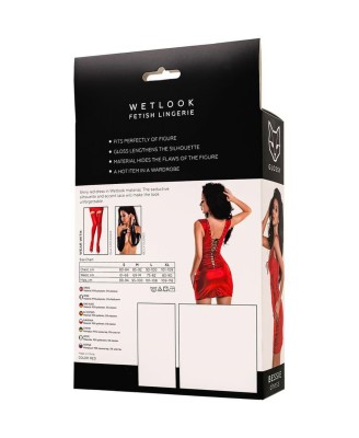 Glossy Bessie dress - red L