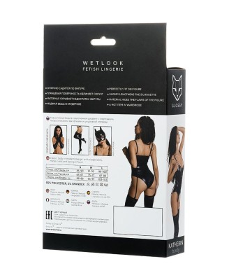 Glossy Classic body KATHERIN - black L