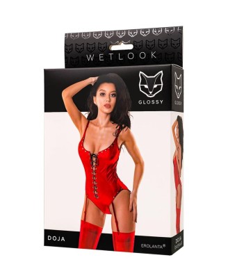 Wetlook Doja bodysuit - red L