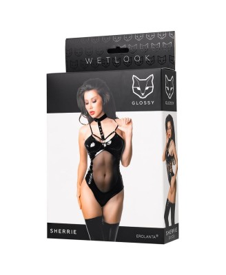 Wetlook body Sherrie - black M