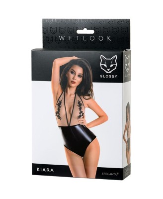 Wetlook body dress KIARA - black S