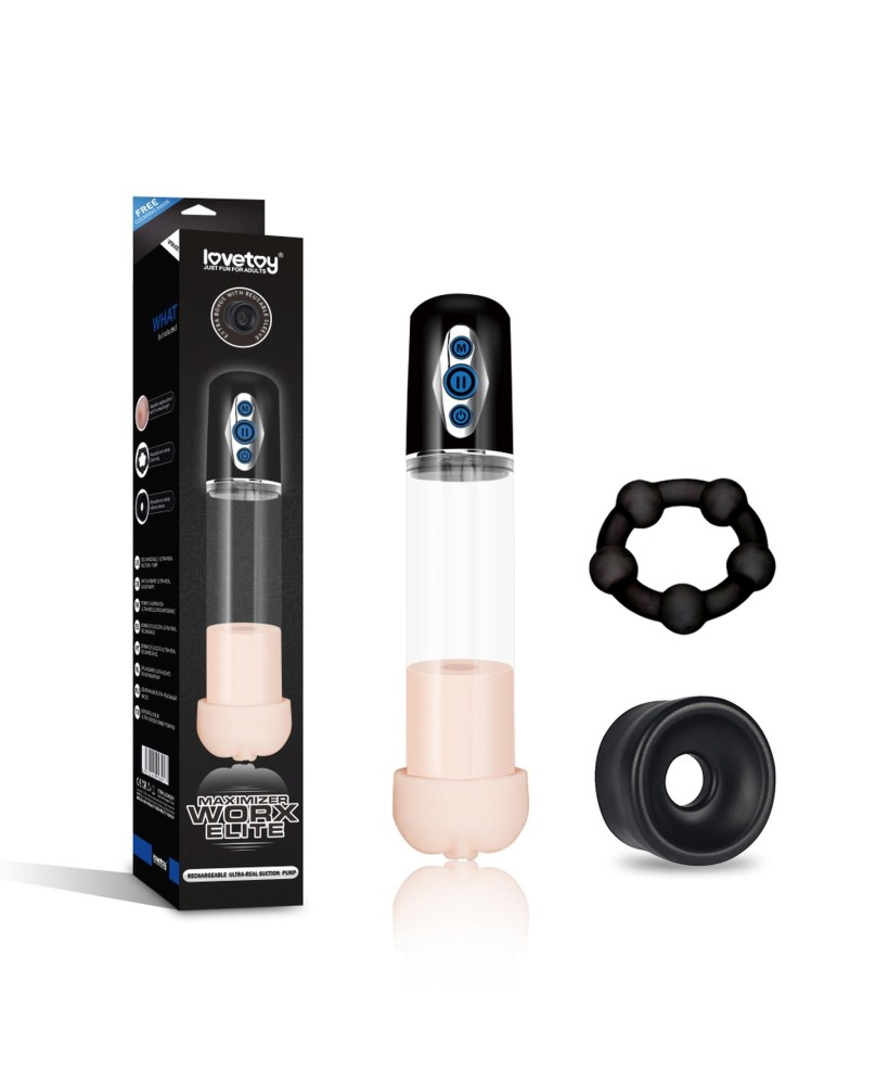 Maximizer Worx Elite Rechargeable Pump - Automatyczna Pompka Erekcyjna