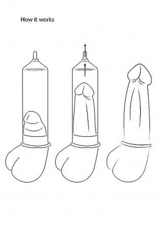 Automatic Cyber Pump with Masturbation Sleeve - Transparent