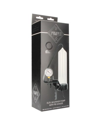 Elite Beginner Pump With PSI Gauge - Transparent