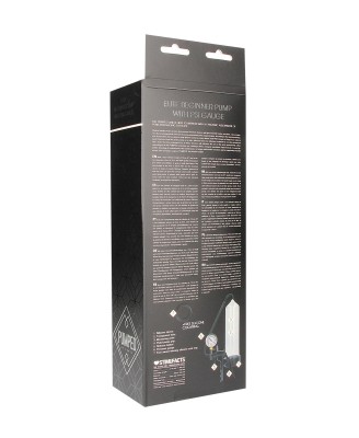 Elite Beginner Pump With PSI Gauge - Transparent