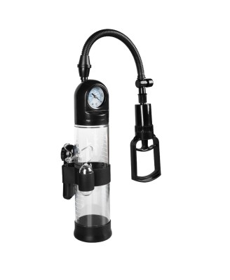 Pompka-Powerpump MASTER Vibrating - Black&Clear