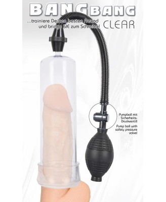 Bang Bang Penis Pump clear - Pompka Erekcyjna