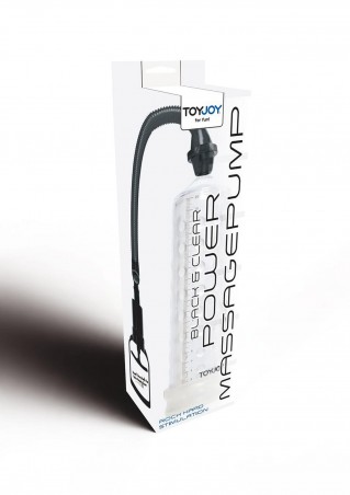 Power Massage Pump with Sleeve Transparent