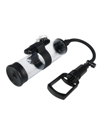 Pompka-Powerpump MAX Vibrating - Black&Clear