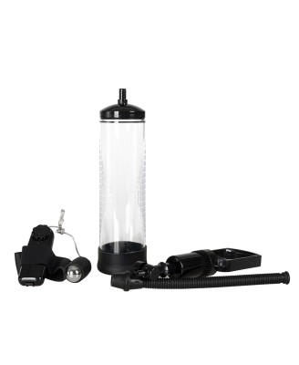 Pompka-Powerpump MAX Vibrating - Black&Clear
