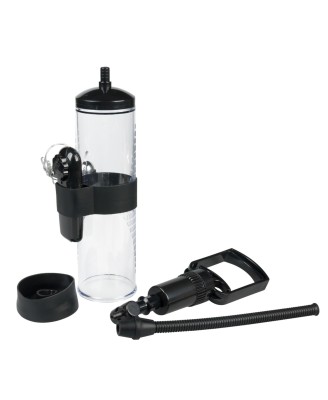 Pompka-Powerpump MAX Vibrating - Black&Clear