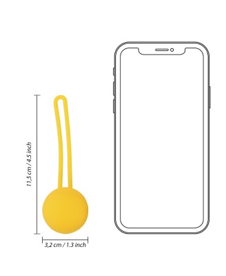 Kegel Ball Exercise Set - Lemonade Yellow