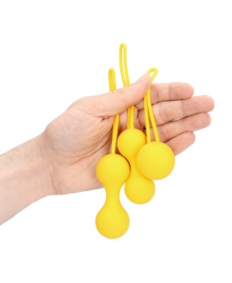 Kegel Ball Exercise Set - Lemonade Yellow