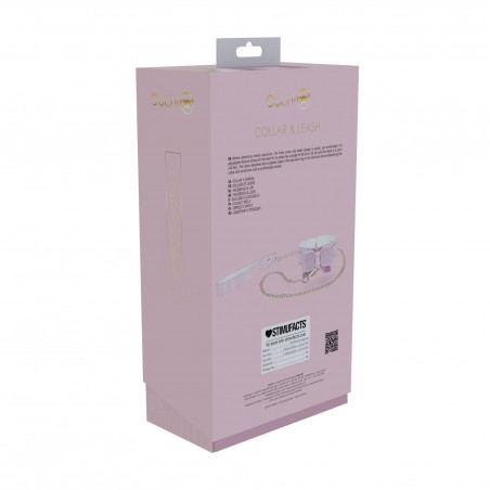Paris Collection - Collar with Leash - Pink