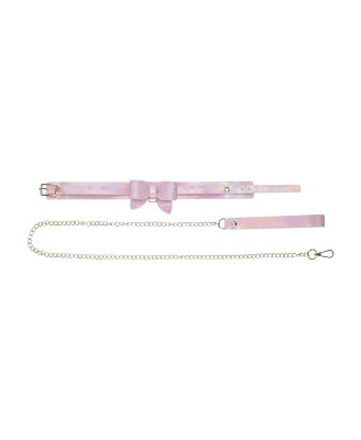 Paris Collection - Collar with Leash - Pink