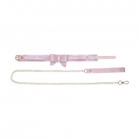 Paris Collection - Collar with Leash - Pink