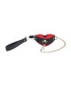 Milan Collection - Collar with Leash - Black/Red