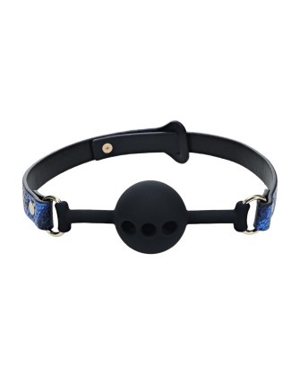 Florence Collection - Silicone Ball Gag - Blue