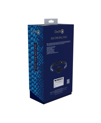 Florence Collection - Silicone Ball Gag - Blue