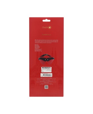 Milan Collection - Blindfold - Black/Red