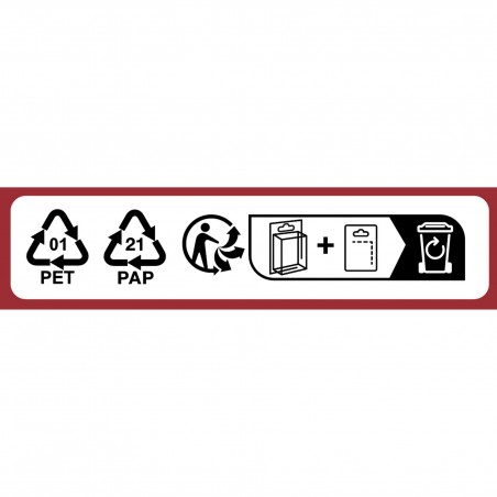 Milan Collection - Blindfold - Black/Red