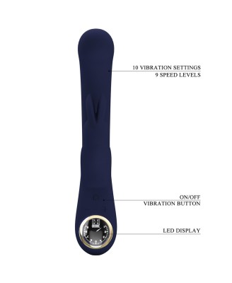 PRETTY LOVE - LAMAR, 10 vibration functions 9 speed levels, Silicone ABS