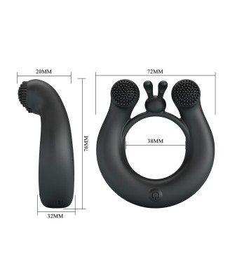 VIBRANT PENIS RING DAHLIA, 12 vibration functions memory function