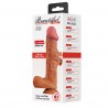 Baile BERGRISI - Realistyczny Karmelowy Dildo z Jądrami 26 cm