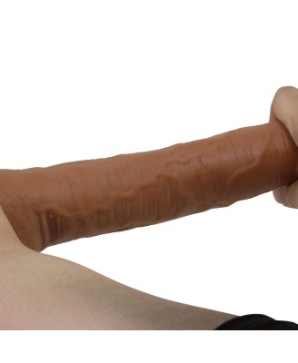 Baile Beautiful Dick Realistyczne Karmelowe Dildo z Jądrami 28 cm
