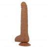 Baile Beautiful Dick Realistyczne Karmelowe Dildo z Jądrami 28 cm