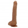 Baile Beautiful Dick Realistyczne Karmelowe Dildo z Jądrami 28 cm