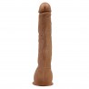 Baile Beautiful Dick Realistyczne Karmelowe Dildo z Jądrami 28 cm