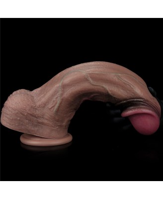 13" Dual Layered Silicone Cock XXL - Realistyczne Dildo - 33 cm