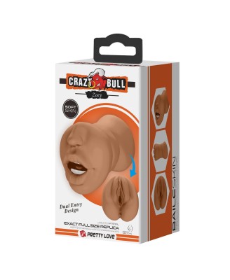 Crazy Bull ZOEY - Podwójny Masturbator Pochwa Oral