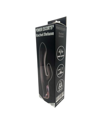 Power Escorts - BR191 - Rachel Deluxe design Multi-Speed Vibrator - Black