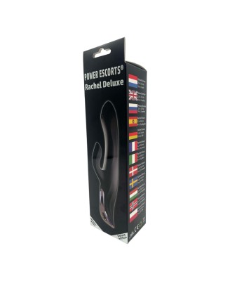 Power Escorts - BR191 - Rachel Deluxe design Multi-Speed Vibrator - Black