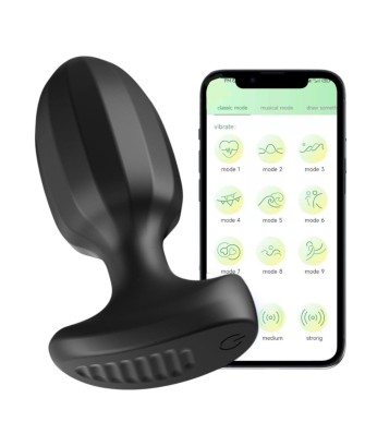 Power Escorts - BR192 - Remote Vibrating Plug - App Controled - Silicone