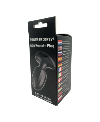 Power Escorts - BR192 - Remote Vibrating Plug - App Controled - Silicone