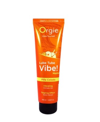 Lube Tube Vibe! - Medium - Pina Colada - 100ml | 3.38 fl oz. - Lubrykant Wodny